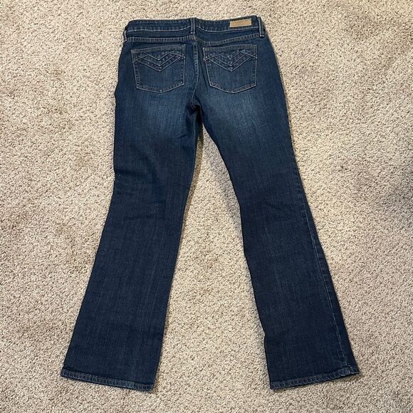 Levi's 545 Low Boot Cut Dark Blue Women's Jeans - Picture 4 of 5